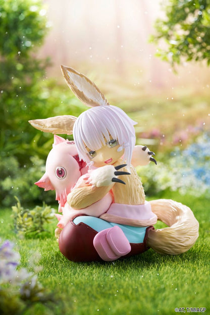 Made in Abyss: La ciudad dorada del sol abrasador Estatua de PVC Escritorio Linda figura Nanachi & Mitty Reedición 13 cm
