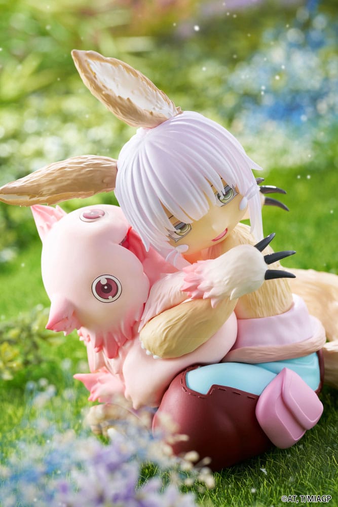 Made in Abyss: La ciudad dorada del sol abrasador Estatua de PVC Escritorio Linda figura Nanachi & Mitty Reedición 13 cm