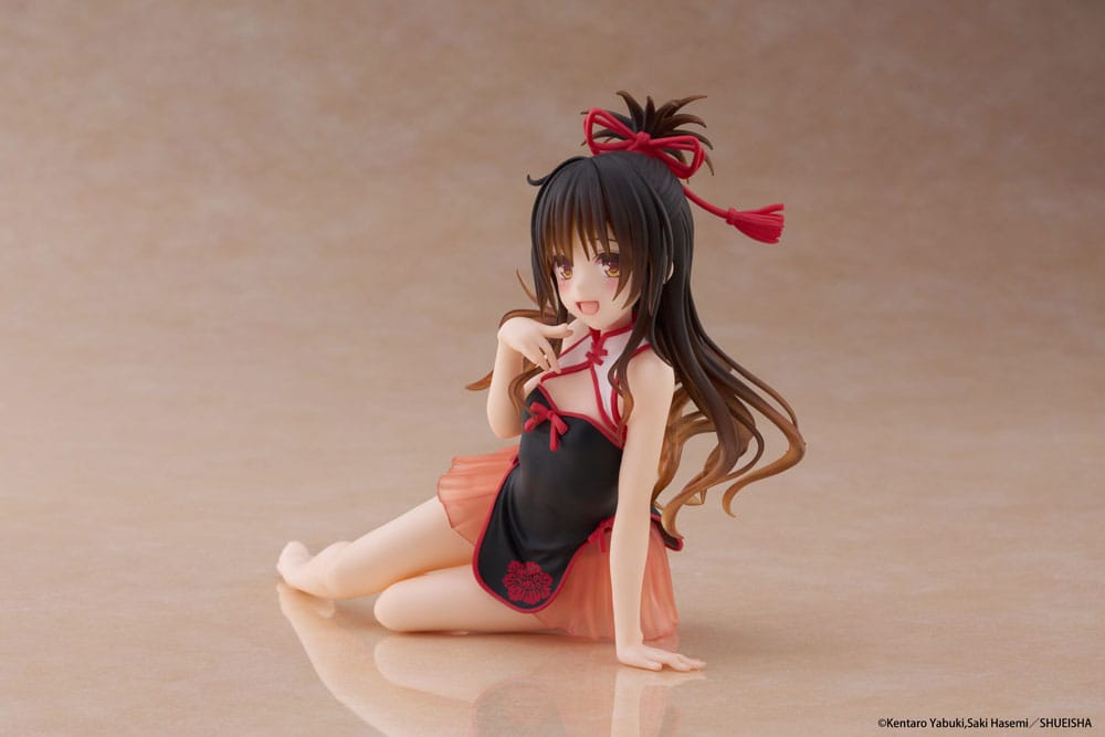 To Love-Ru Darkness PVC Statue Desktop Sød figur Mikan Yuki kinesisk kjole Ver. 13 cm