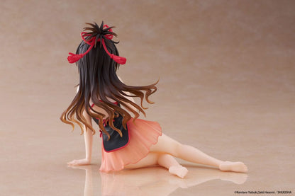 To Love-Ru Darkness PVC Statue Desktop Sød figur Mikan Yuki kinesisk kjole Ver. 13 cm