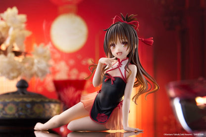 To Love-Ru Darkness PVC Statue Desktop Sød figur Mikan Yuki kinesisk kjole Ver. 13 cm