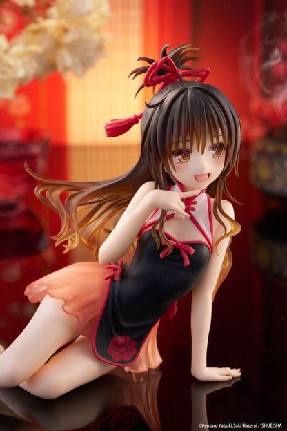 To Love-Ru Darkness PVC Statue Desktop Sød figur Mikan Yuki kinesisk kjole Ver. 13 cm