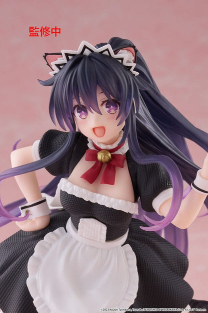 Estatua de PVC de Date A Live V Coreful Tohka Yatogami Cat Ear Maid Ver. 18cm
