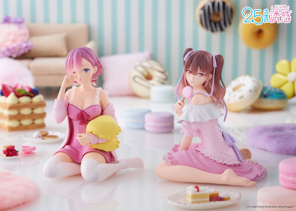 2,5 dimensionell Seduction Newley Written Taito Kuji Online PVC-staty Lilysa Amano 11 cm
