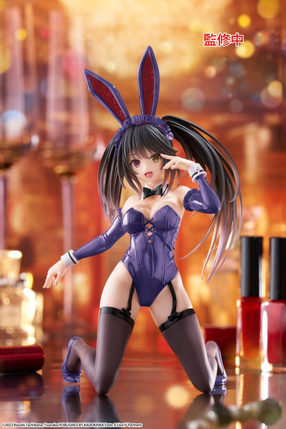 Date A Live V PVC Statue Desktop Söt Figur Kurumi Tokisaki Bunny Ver. Förnyelse 13 cm