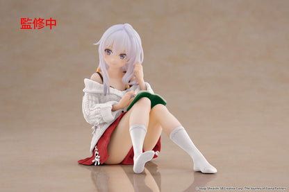 Wandering Witch: The Journey of Elaina PVC Standbeeld Desktop Leuke Figuur Elaina Casual Kleding Ver. Vernieuwing 13 cm
