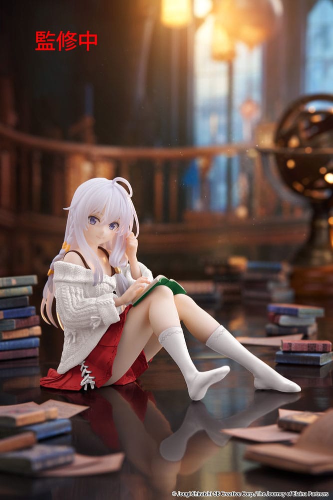 Wandering Witch: The Journey of Elaina PVC Standbeeld Desktop Leuke Figuur Elaina Casual Kleding Ver. Vernieuwing 13 cm