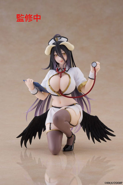 Estatua de PVC Overlord, figura bonita de escritorio, enfermera Albedo Ver. Renovación 13 cm