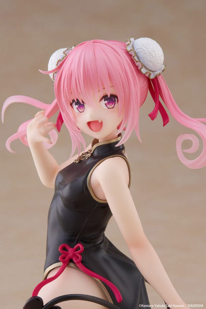 To Love-Ru Statue en PVC de bureau figurine mignonne Nana (robe chinoise Ver.) 13 cm