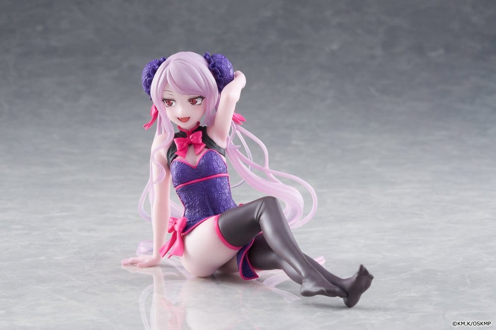 Overlord Desktop Søt PVC-statue Shalltear Chinese Dress Ver. 13 cm