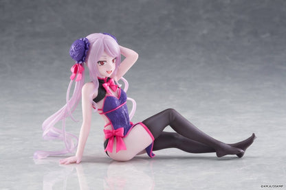 Overlord Desktop Søt PVC-statue Shalltear Chinese Dress Ver. 13 cm