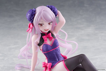 Overlord Desktop Søt PVC-statue Shalltear Chinese Dress Ver. 13 cm