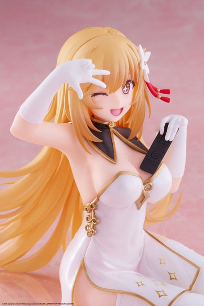 En viss vitenskapelig Railgun PVC-statue stasjonær søt figur Misaki Shokuho kinesisk kjole Ver. 13 cm