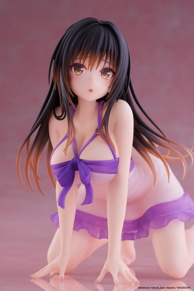 To Love Ru Darkness Bureau Mignon PVC Statue Yui Kotegawa Chambre porter Ver. 13 cm