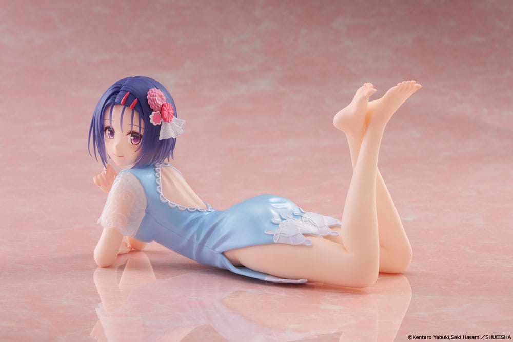 To Love-Ru Darkness PVC Statue Bureau Mignon Figure Haruna Sairenji (Chine Robe Ver.) 13 cm