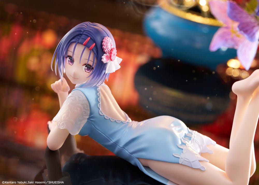 To Love-Ru Darkness PVC Statue Bureau Mignon Figure Haruna Sairenji (Chine Robe Ver.) 13 cm