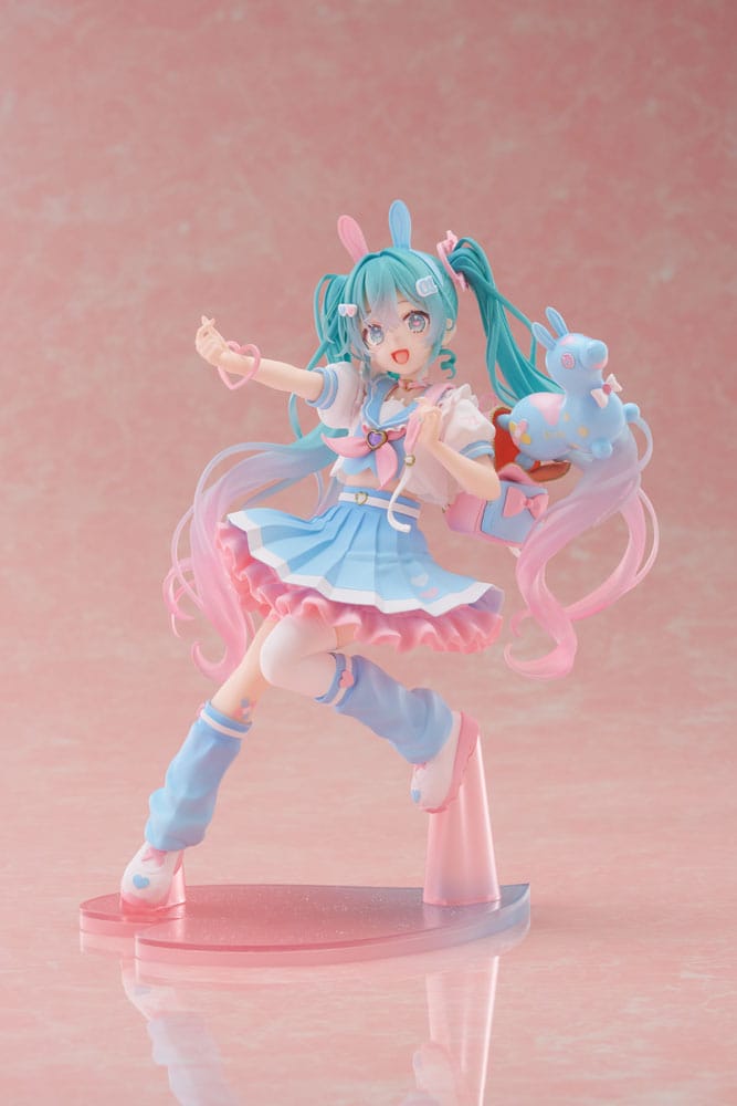 Hatsune Miku x RODY Estatua de PVC Taito Kuji en línea recién escrita Hatsune Miku 18 cm
