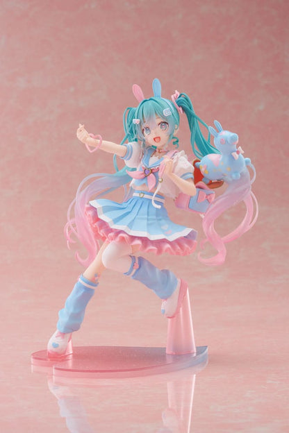 Hatsune Miku x RODY Estatua de PVC Taito Kuji en línea recién escrita Hatsune Miku 18 cm