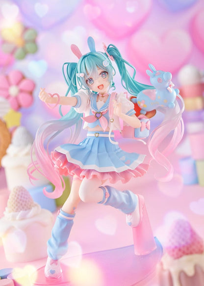 Hatsune Miku x RODY Estatua de PVC Taito Kuji en línea recién escrita Hatsune Miku 18 cm