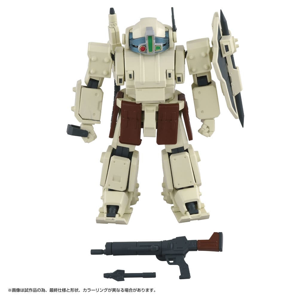 Armored Trooper Votoms Toyrise actiefiguur 1/48 AT Collection 05 Odel Buckler 10 cm