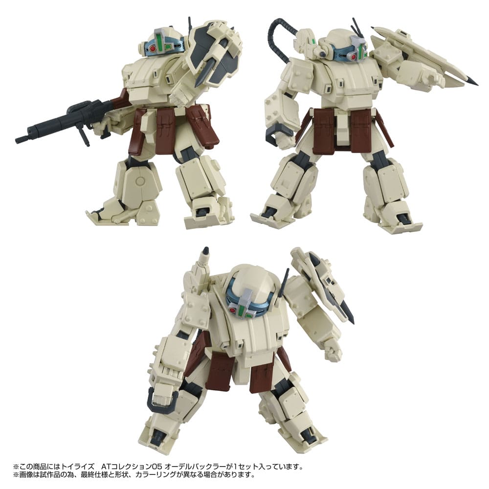Armored Trooper Votoms Toyrise actiefiguur 1/48 AT Collection 05 Odel Buckler 10 cm