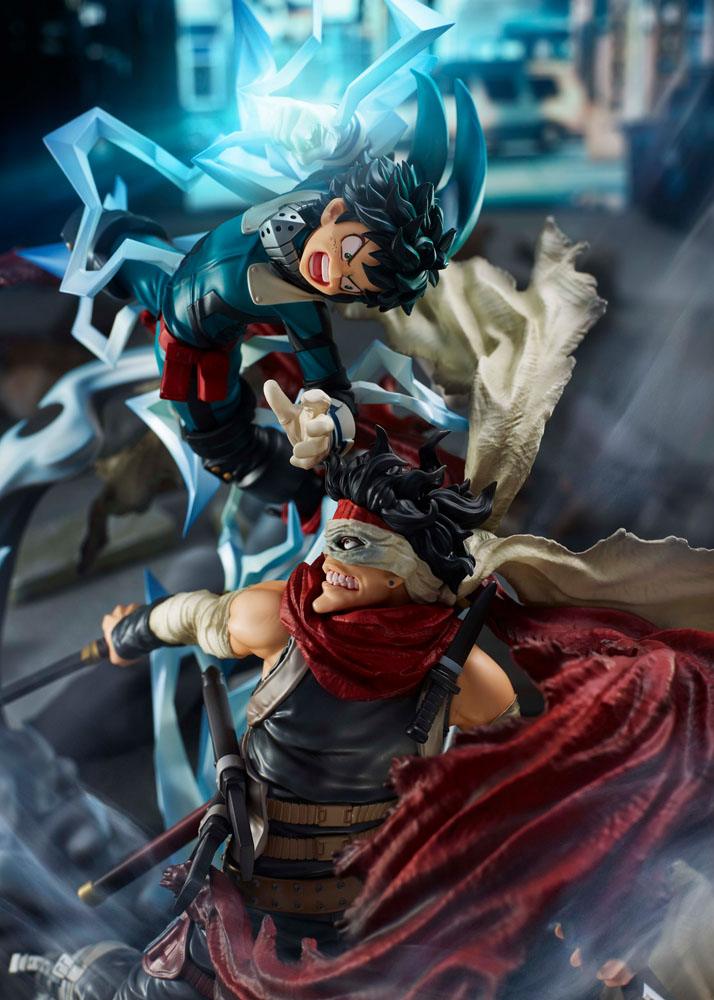 Min helt Academia PVC Statue Izuku Midoriya vs. Stain 30 cm