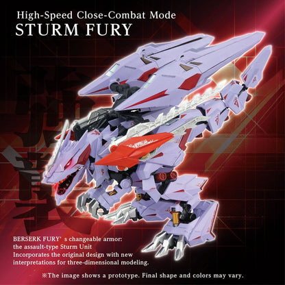Zoids modellsett tilbehørssett AM-Z01CP Berserk Fury Sturm & Jagd Unit