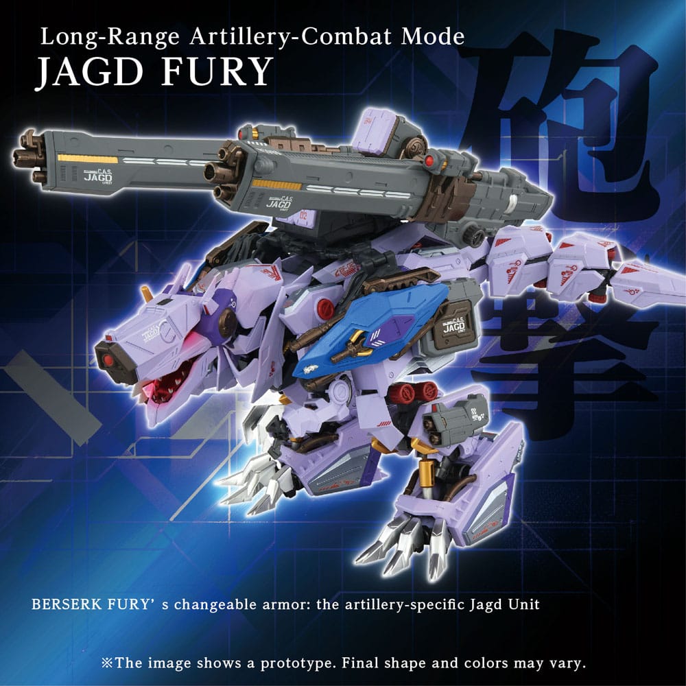Zoids modellsett tilbehørssett AM-Z01CP Berserk Fury Sturm & Jagd Unit
