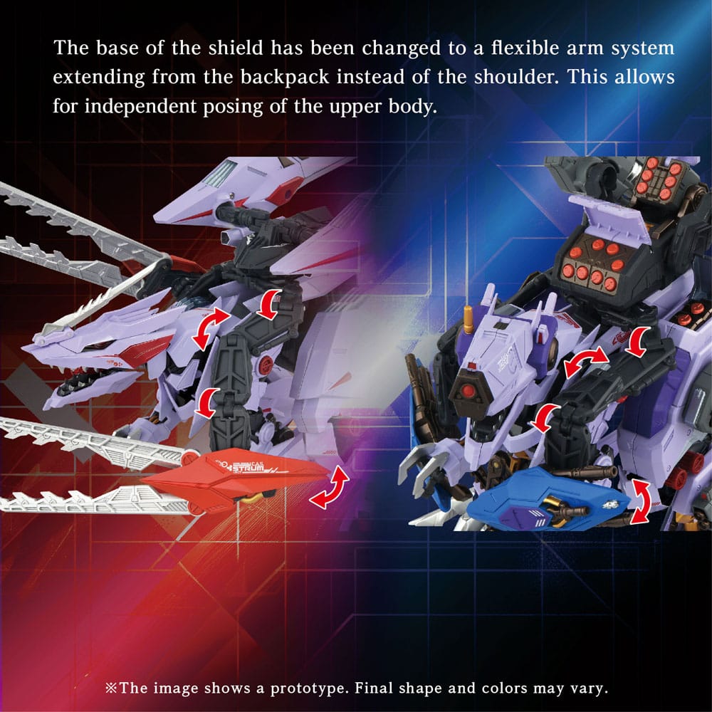 Zoids modellsett tilbehørssett AM-Z01CP Berserk Fury Sturm & Jagd Unit