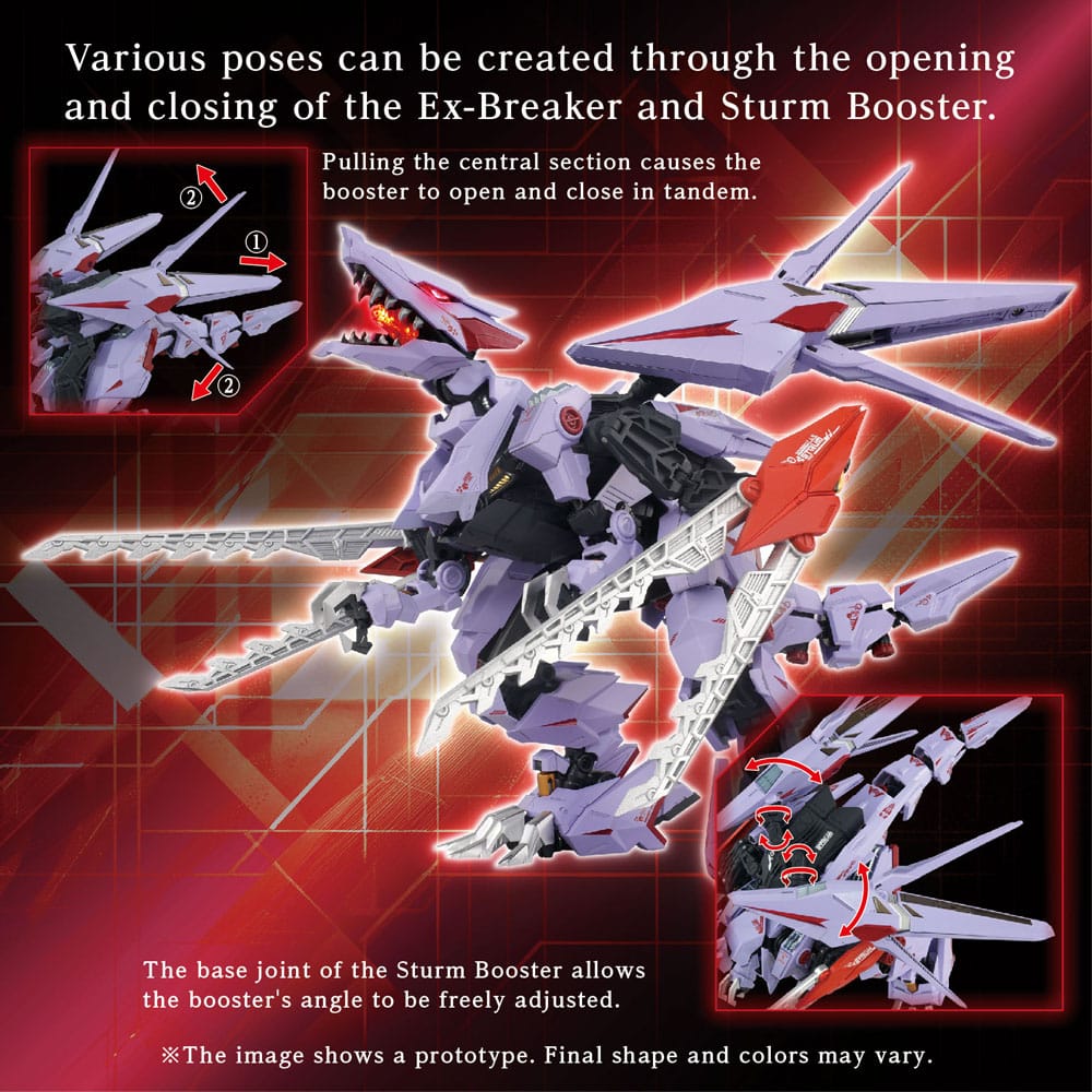 Zoids modellsett tilbehørssett AM-Z01CP Berserk Fury Sturm & Jagd Unit