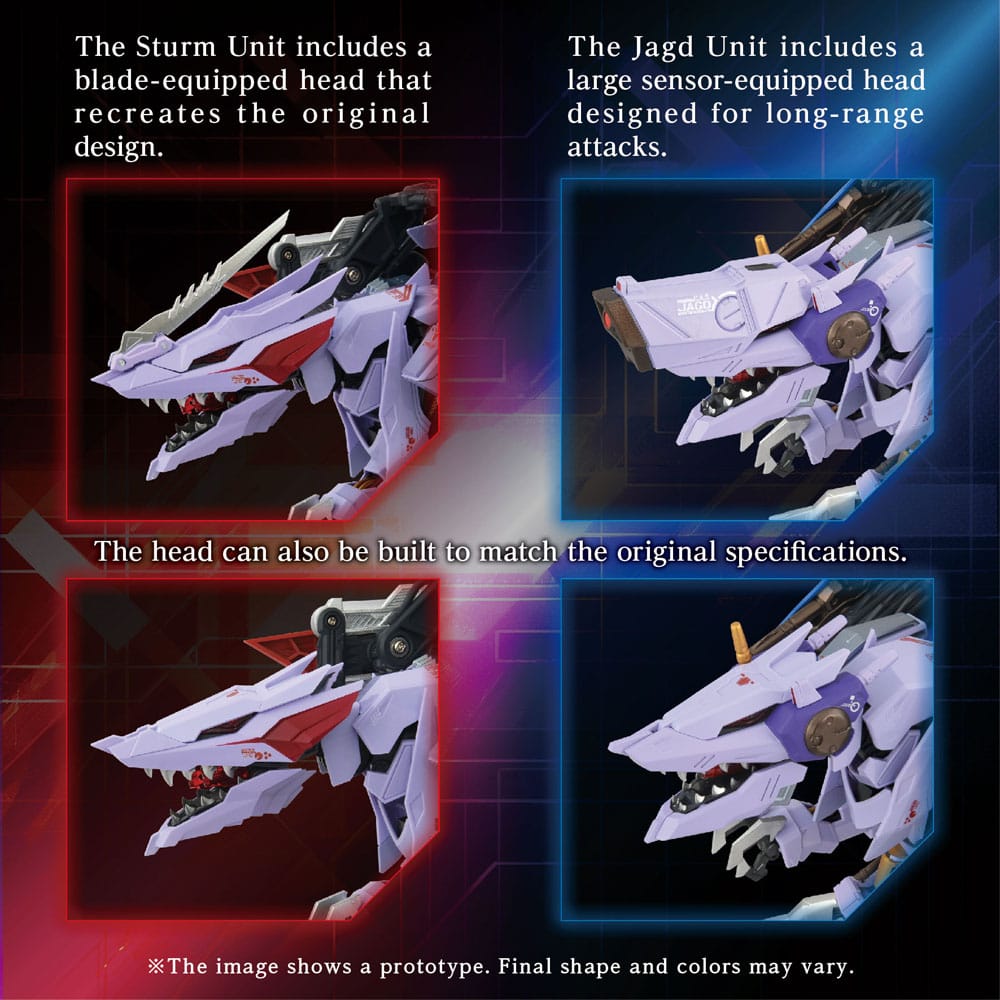 Zoids modellsett tilbehørssett AM-Z01CP Berserk Fury Sturm & Jagd Unit