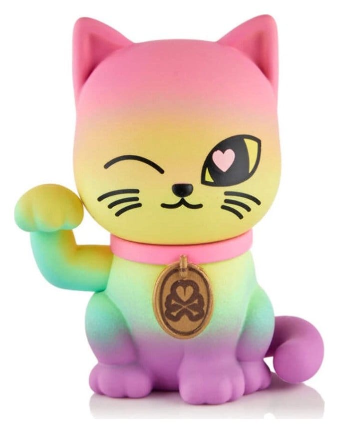 Lucky Cats Pencere Kutusu Figürü Ebedi Şanslı Paws 6 cm