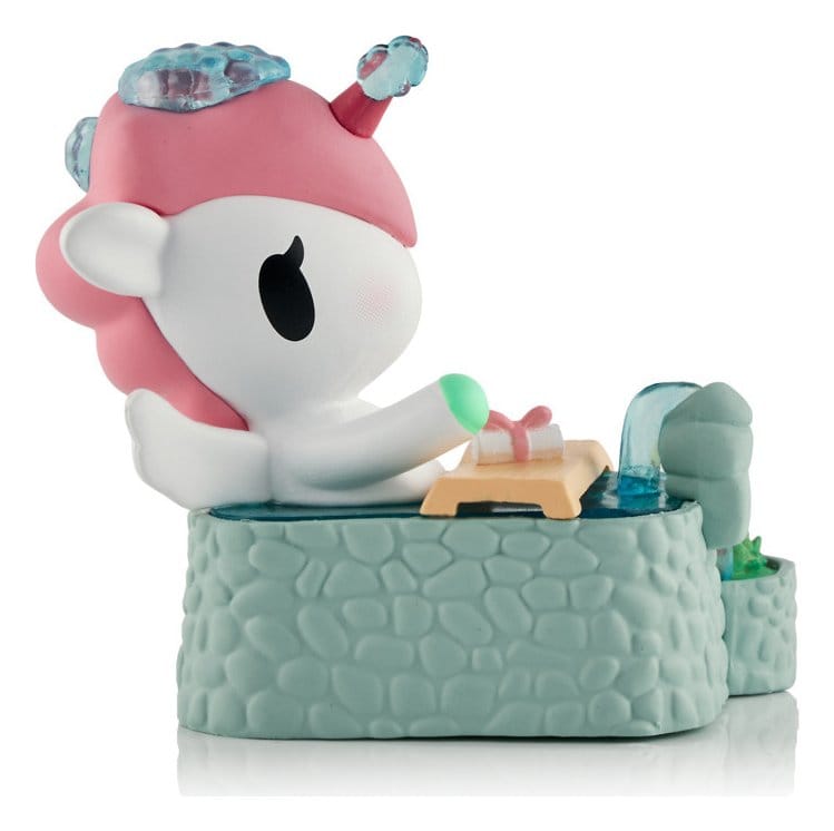 Unicorno Fensterbox-Figur Spa Day Hot Springs Oasis 7 cm