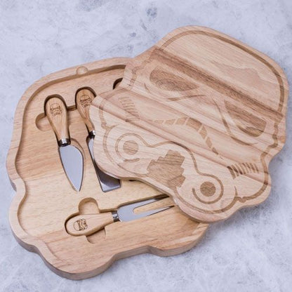 Placa de queso Stormtrooper original y juego de cuchillos