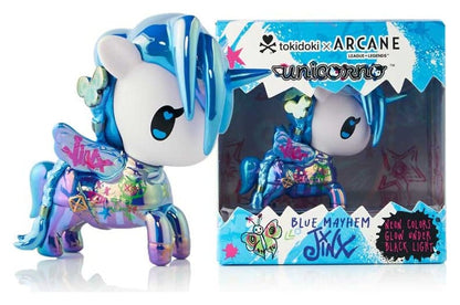 Unicorno x Arcane vensterdoosfiguur Blue Mayhem (Special Edition) 7 cm