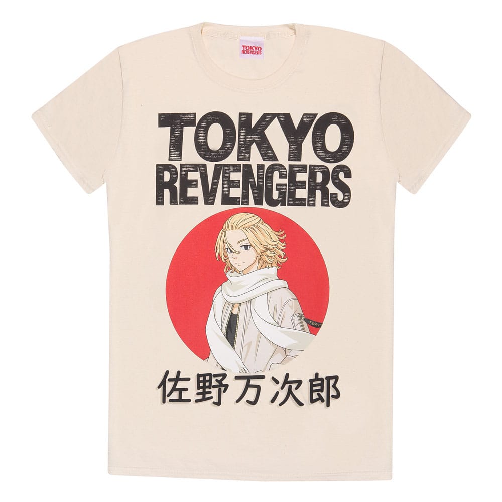 Tokyo Revengers t-skjorte Manjiro Sano Red Circle