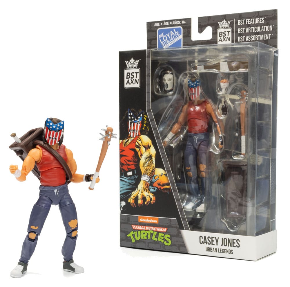 Tinejdžerski mutant ninja kornjače bst axn akcija figura casey jones urbane legende 13 cm