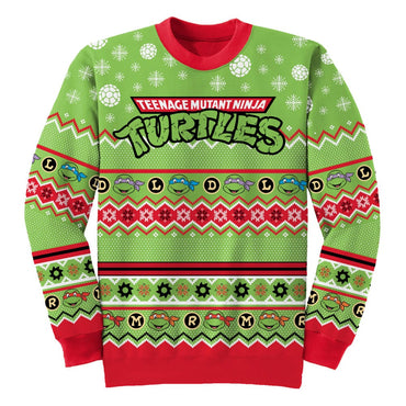 Teenage Mutant Ninja Turtles Sweatshirt Christmas Jumper LDRM Repeat