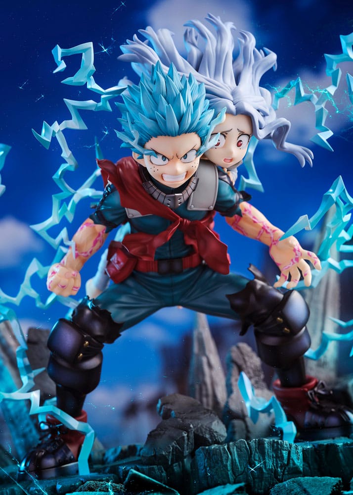 Min helt Academia Super Situation PVC Statue Izuku Midoriya & Eri 23 cm