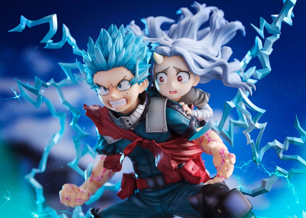 Min helt Academia Super Situation PVC Statue Izuku Midoriya & Eri 23 cm