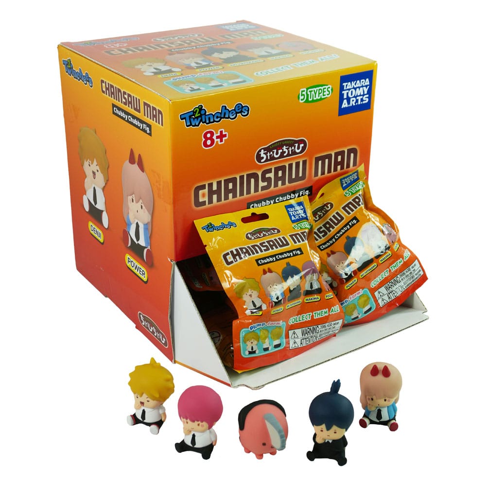 Chainsaw Man Twinchees Mini figures Chubby Chubby 5 cm Affichage (24)