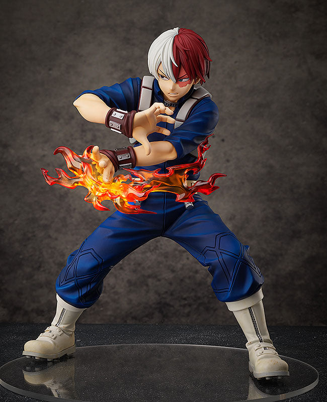 Min helt Academia PVC Statue 1/4 Shoto Todoroki 34 cm