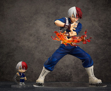 Min helt Academia PVC Statue 1/4 Shoto Todoroki 34 cm