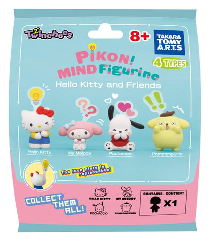 Sanrio Twinchees Mini figurines Hello Kitty & Friends Pikon Mind 5 cm Blind Pack Display (24)