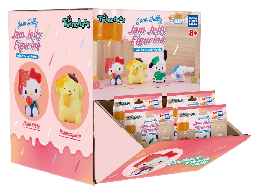Sanrio Twinchees Mini figurines Hello Kitty & Friends Jam Jelly 5 cm Blind Pack Display (24)