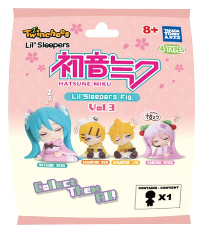 Hatsune Miku Twinchees Mini figurines Lil' Sleepers Wave 3 5 cm Blind Pack Display (24)