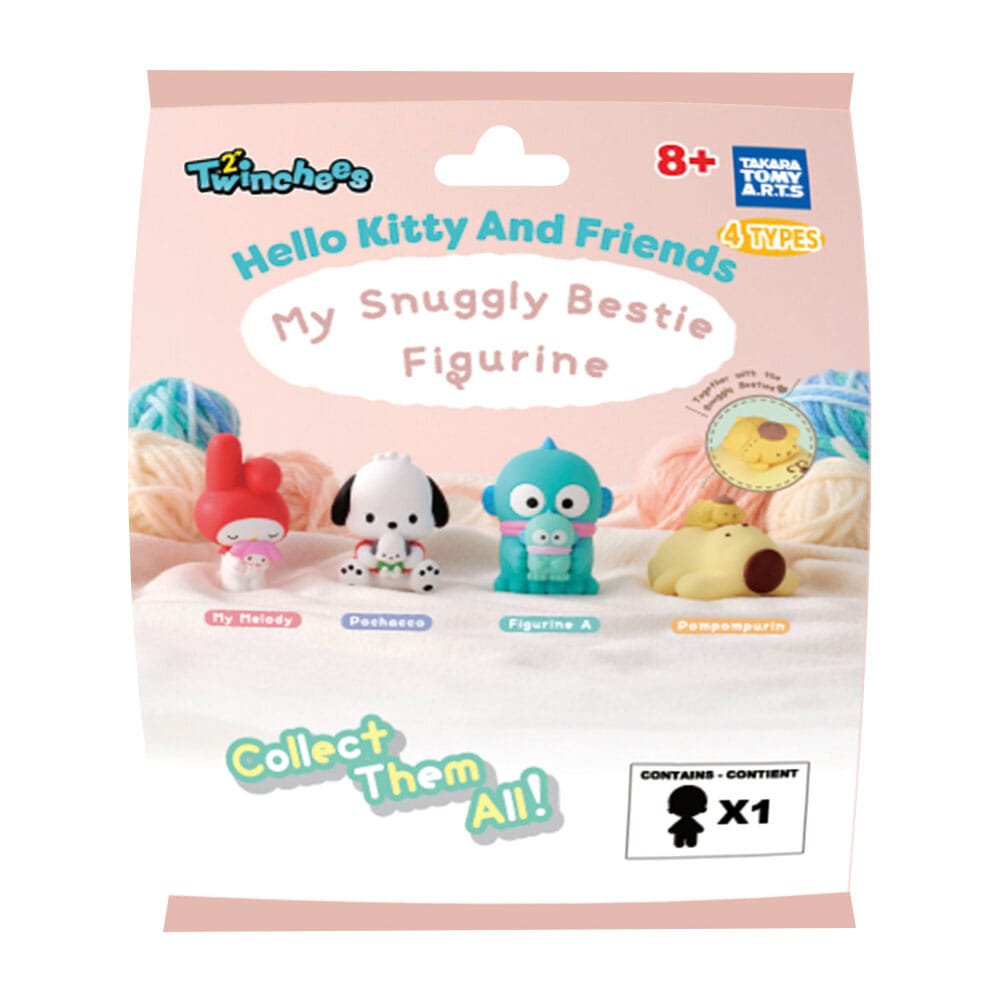 Sanrio Twinchees Mini Figure Hello Kitty & Friends My Cuddly Buddy 5 cm Confezione cieca (24)