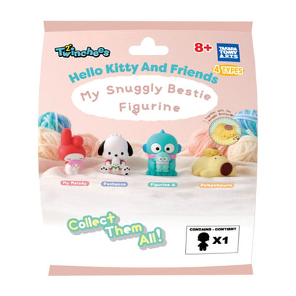 Sanrio Twinchees Mini Figure Hello Kitty & Friends My Cuddly Buddy 5 cm Confezione cieca (24)