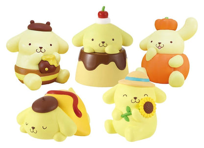 Sanrio Twinchees Mini Figure Pompompurin My Fav Color 5 cm Confezione cieca (24)