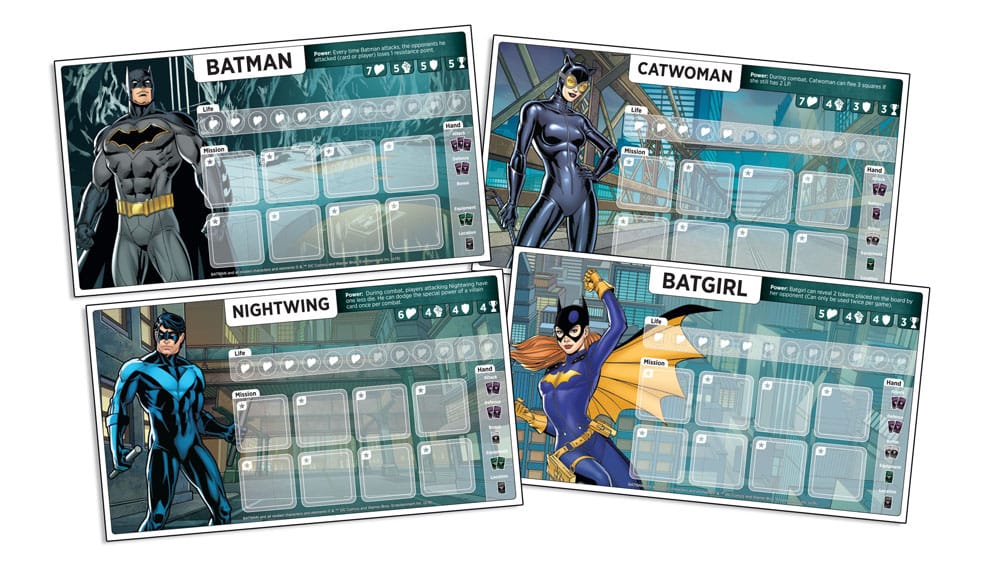 DC Comics Board Game Batman The Salvatore di Gotham City *Versione inglese *